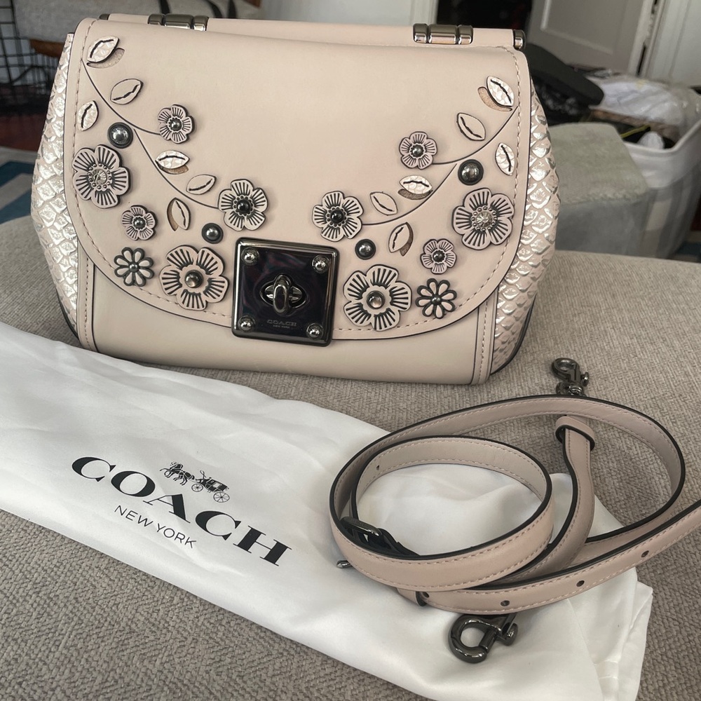 Coach Drifter Top Handle with Tea Rose